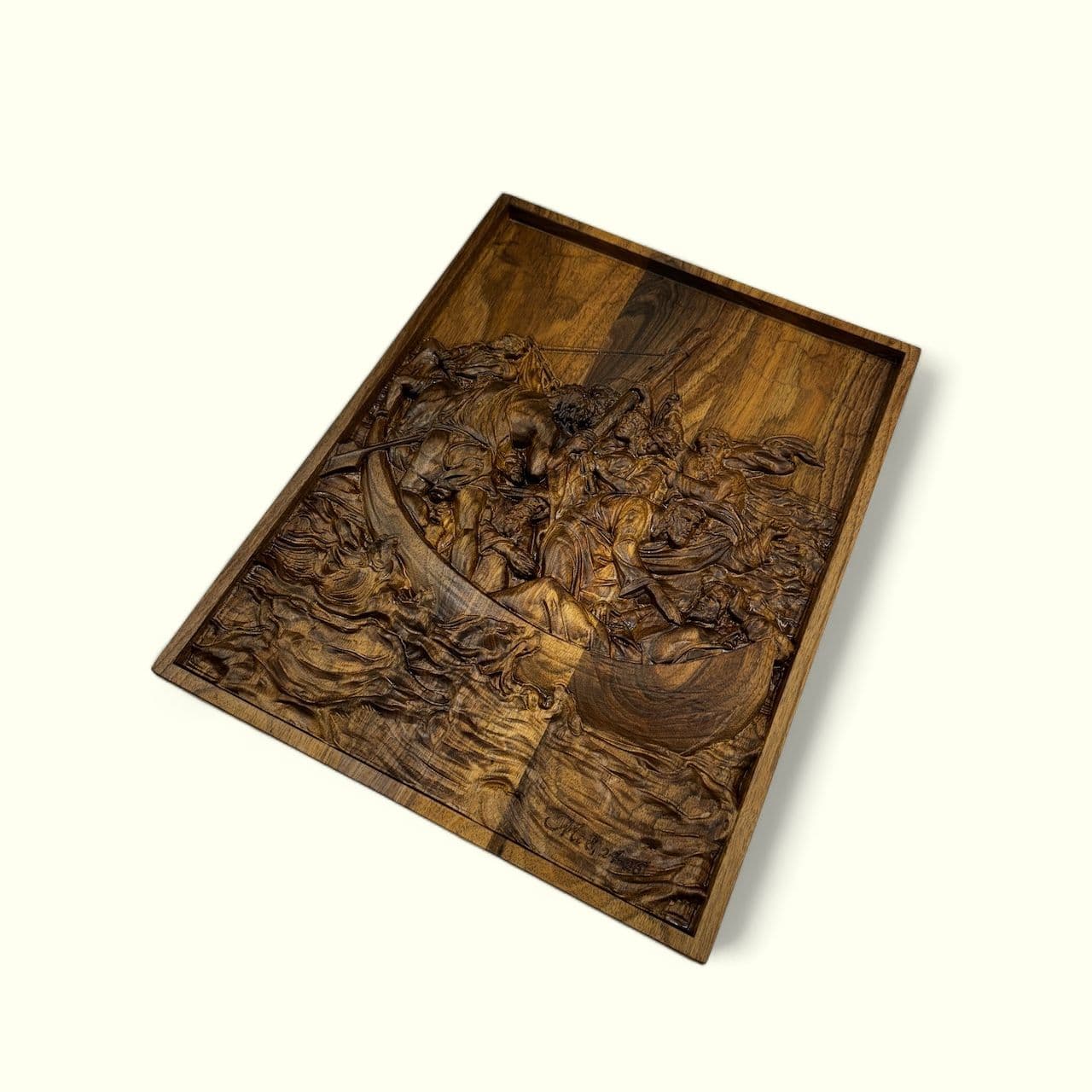 "Búrka na mori" 3D obraz